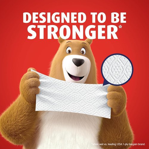 Charmin Ultra Strong Toilet Paper - 2-Ply Clean Touch, 18 Family Mega Rolls (90 Regular Rolls) - White