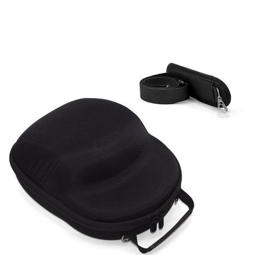 HZJYW Hat Travel Case,Hat Case for Baseball Caps with Carrying Handle and Adjustable Shoulder Strap,Organizer Protects up to 6 Hats, Box for Travel and Home Storage(Black)