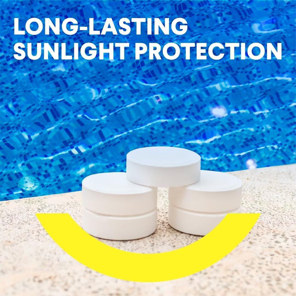 PROFELIZ Chlorine Tablets - 3 Inch Pool Tablets for Bacteria & Algae Control | Slow Dissolving, 20lbs