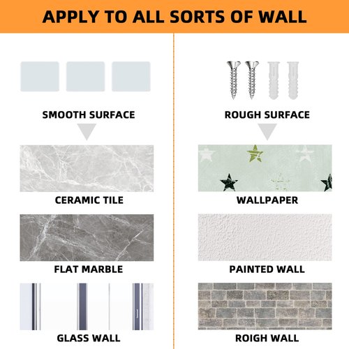 LUOBAO Acrylic Wall Shelves,Clear 6 inch Floating Shelves for Display,Echo,Cameras,Speaker,Router Wall Mounted Transparent Small Invisible Shelves with Adhesive Bedroom Bathroom Living Room