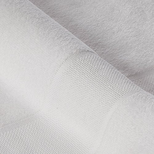 DMC Charles Craft Aberdeen Velour Hand Towel 16.5 x 27 inches, 14 Stitch Count Fabric with Design Included, Cotton/Viscose Blend, White