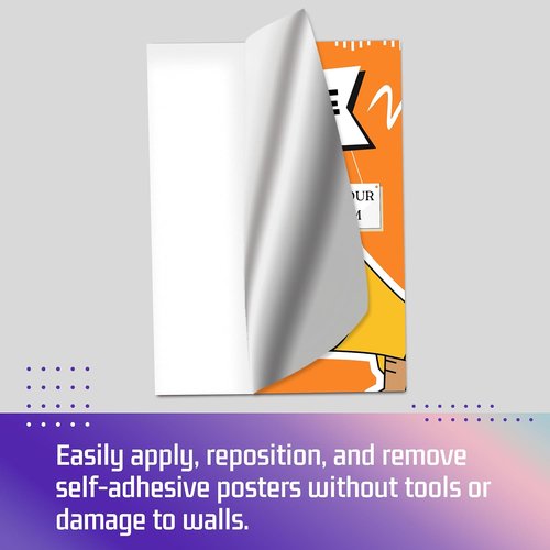BillyPrint Custom Poster Prints - Personalized Waterproof Vinyl Wall Art | 8.5x11in Size
