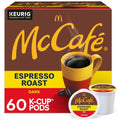 McCafe Espresso Roast Coffee, Keurig Single-Serve K-Cup Pods, 60 Count (6 Packs of 10), Dark Roast Made with Arabica Beans, Bold Flavor with Bittersweet Chocolate & Toasted Nut Notes