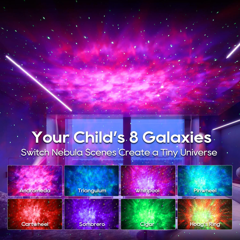 Star Projector Galaxy Night Light - Astronaut Space Projector, Star Projector LED Lights for Room Decor, Gift for Kids Teen Children Adults
