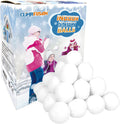Skiennix Jumbo Fake Snowballs - 50 Pack | 3-Inch Indoor & Outdoor Winter Holiday Fun