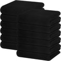 Homaxy Kitchen Dish Towels - Ultra Soft 100% Cotton Waffle Weave, Quick Drying, 13 x 28 Inches, 12-Pack | Black