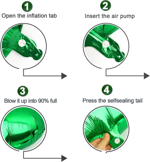 Green Number Balloons - 40 Inch 0 Number Balloons for Birthday Decorations | St. Patrick's Day Party Supplies
