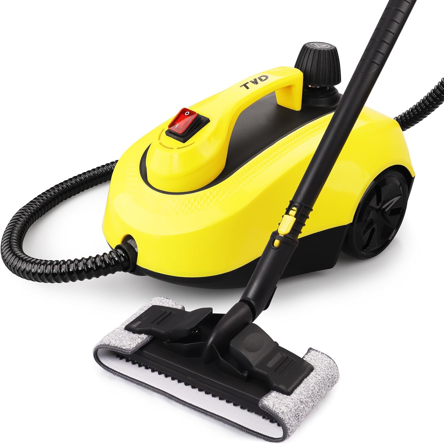TVD Steam Cleaner - Powerful Home Steamer with 26 Accessories & 5M Extra-Long Power Cord | Versatile for Floors, Tiles & Upholstery