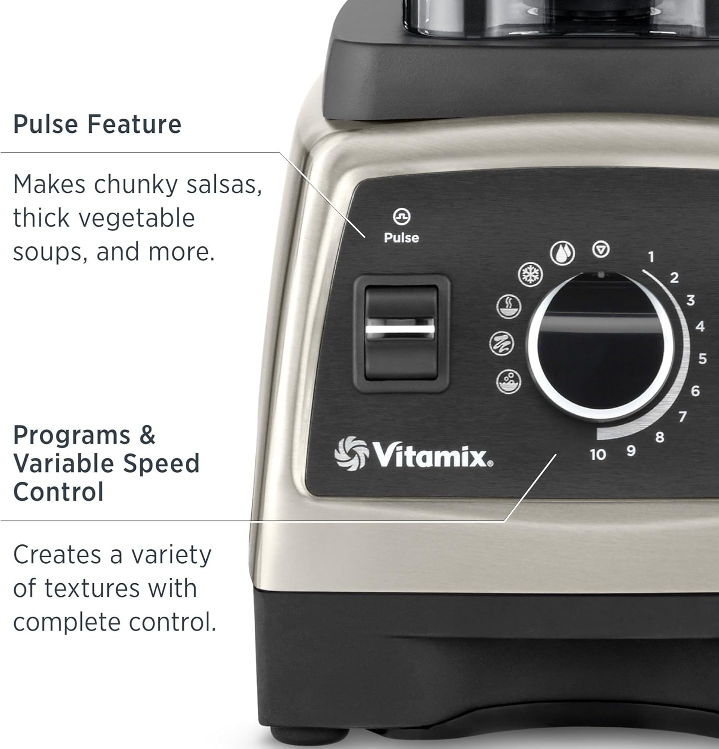 Vitamix Professional Series 750 Blender - Professional-Grade, 64 oz Low-Profile Container, Black, Self-Cleaning