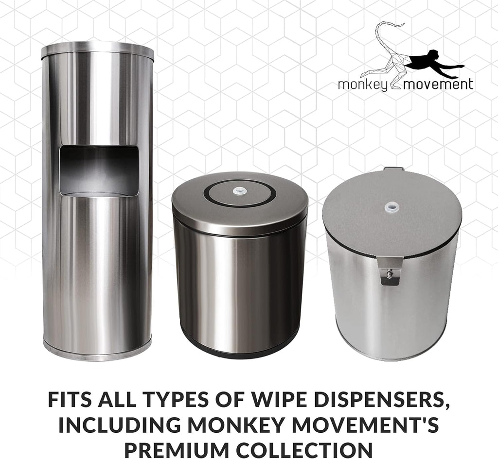 Sanitizing Wipes | 5000 Unscented Wipes - 8" x 5" | 4 Refill Mega Rolls for Dispensers - Ideal for Gyms, Restaurants, Offices