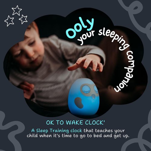 Ooly Owl Ok to Wake Clock for Toddlers & Kids | Sleep Trainer & Night Light | Safe, Cord Free, and Button Free | Helps Kids Learn When to Wake Up | Perfect Sleep Companion
