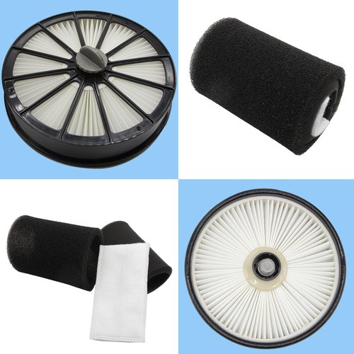 Aolleteau 2087 Filter Compatible with Bissell 2087 Series Pet Hair Eraser Lift-Off Upright Vacuum 2087 20872 20874 20878 2087Q 2087R (1 Pack Post-Motor Filter & 1 Pack Pre-Motor Filter)