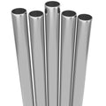 Fiesta First 5 Super Extra Wide Boba Straws Stainless Steel. 10.23" Long Metal Straws Reusable Fat Thick Large Jumbo for Smoothies, Bubble Tea. Dishwasher Safe Hard Drinking Straws. SILVER