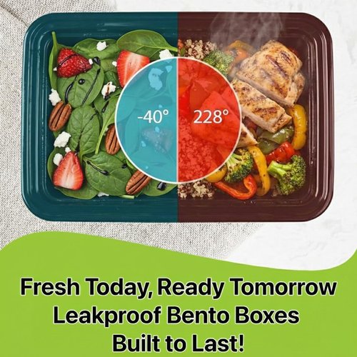 Pokanic Meal Prep Containers [10 Set] x [16 oz] with Lids, 1 compartment, Stackable, Reusable, Leakproof, Food Safe, Microwave, Freezer & Dishwasher Safe for Food Prep Storage Bento (10 Set, 16 oz)