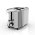 BLACK+DECKER® 2-Slice Toaster with 7 Toast Shade Settings, Extra-Wide Slots for Bagels, Stainless Steel Exterior Finish