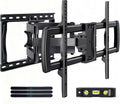 Full Motion TV Wall Mount Bracket - Fits 32-85 Inch TVs | Dual Articulating Arms, Tilt & Swivel, Max VESA 600x400mm