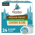 Caribou Coffee, Caribou Blend Decaf, K-Cup Portion Pack for Keurig K-Cup Brewers, 24-Count