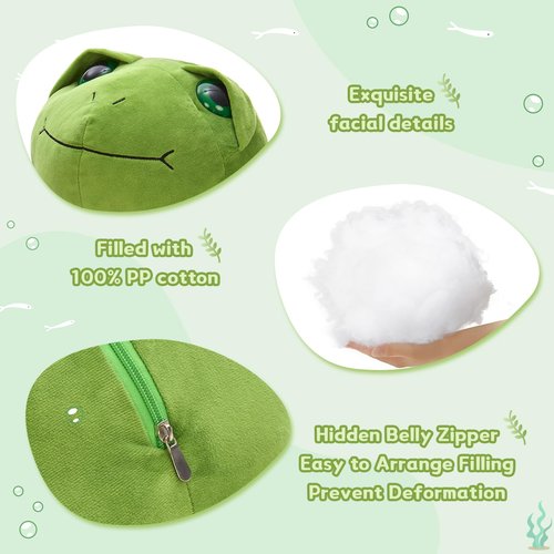 Karister Giant Sea Turtle Plush Toy, 23.6" Big Soft Turtle Stuffed Animal for Kids Adults, Sunggly Large Plushies Body Pillow Gift for Birthday Christmas Baby Shower, Ocean Theme Party Decor