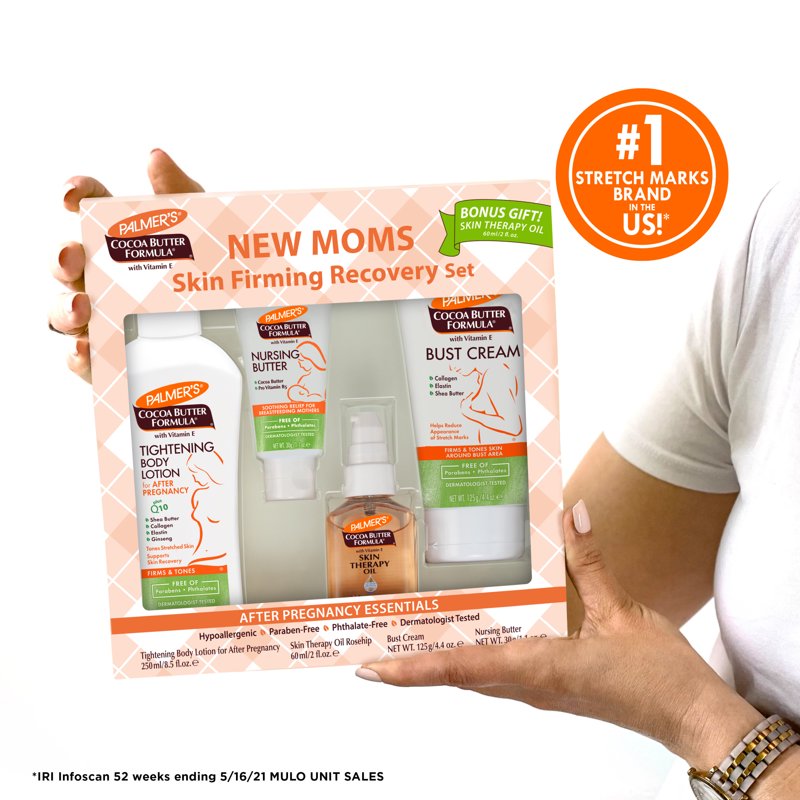 New Moms Skin Recovery Set - Firming Body Lotion & Nursing Butter