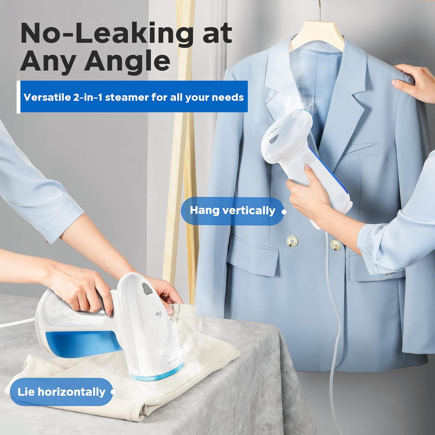 Bear Steamer | 1300W Powerful Handheld Clothes Steamer with 230ml Tank - Fast Heating & Auto-Off Safety