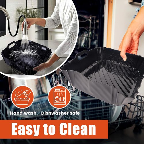 COSORI Silicone Air Fryer Liner - Dishwasher Safe Accessories for 6Qt TurboBlaze | Compact & Large Size