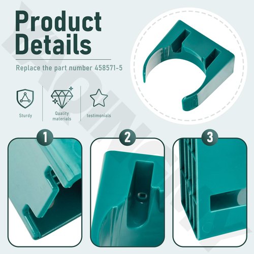 458571-5 Vacuum Wall Mount Bracket Compatible with M-akita all 18V LXT hand vacuums - Blue