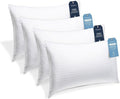 Beckham Hotel Collection Queen Pillow Set - 2 Down Alternative & 2 Memory Foam Pillows