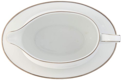 Noritake Spectrum Gravy Boat with Stand