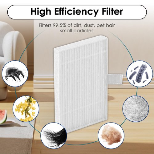 (9 Pack) RV30 Max Plus Replacement Parts Compatible with Tapo RV30 Max Plus/ RV20 Max Plus Robot Vacuum, 1 Roller Brush, 2 Side Brushes, 2 HEPA Filters, 2 Dust Bags, 2 Mop Pads, Accessories Kit