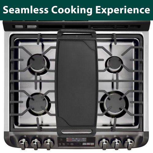 AEB72914208 AEB72914211 Griddle Stove Replacement Parts for LG Gas Stove Griddle Plate LG Range Cast Iron Center Burner Cooktop Griddle Pan Stove Top Griddle Gas Range LDG4313ST Oven Stove 1 Pack