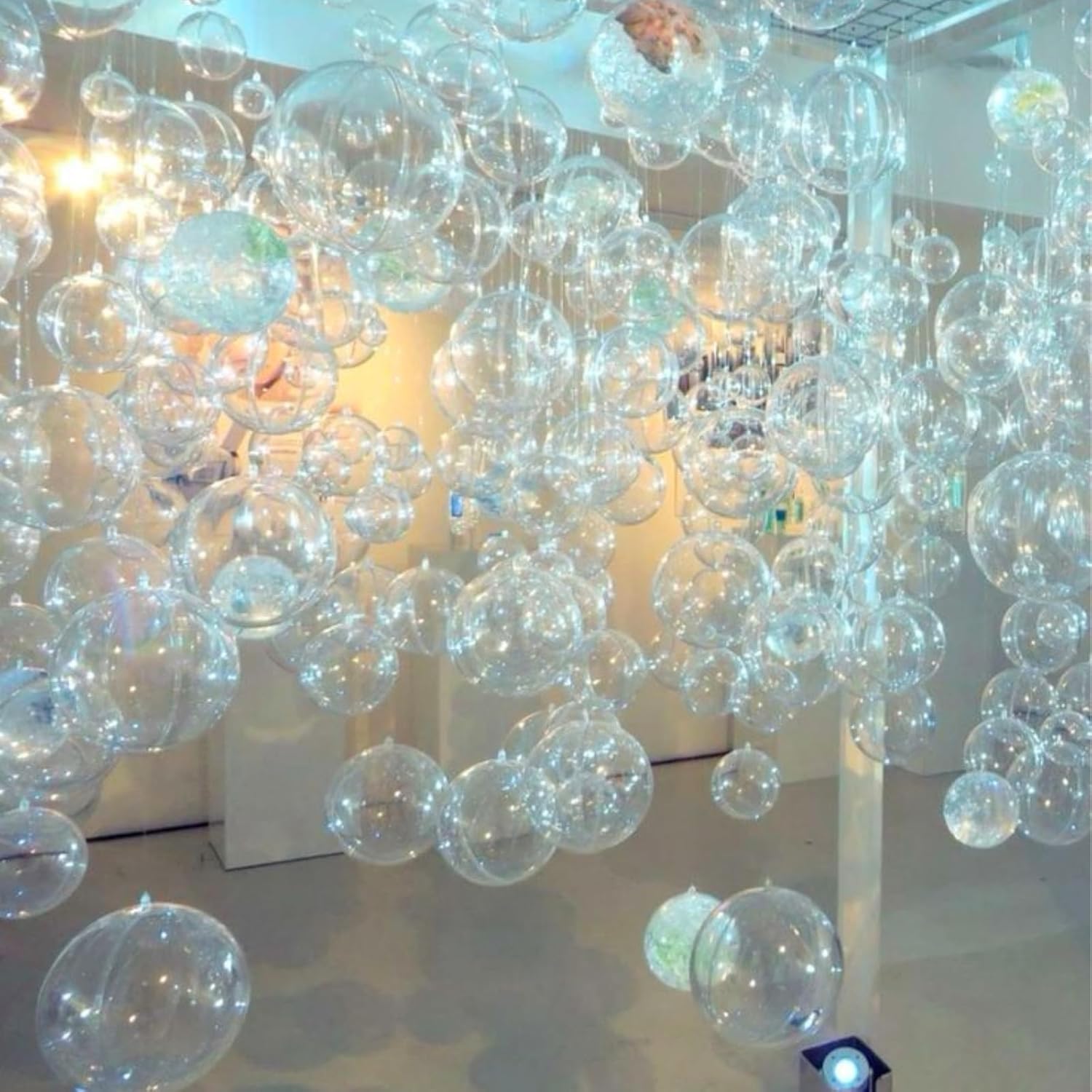 PartyWoo Clear Balloons - 20pcs 18 Inch Transparent Latex Helium Balloons for Celebrations