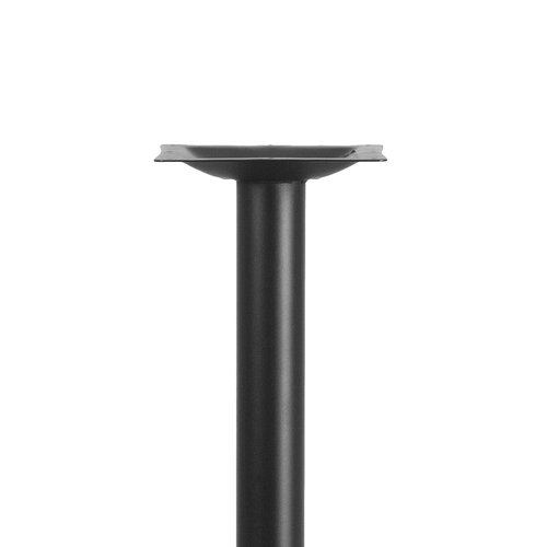 Flash Furniture 30" x 30" Restaurant Table X-Base with 3" Diameter Table Height Column, Commercial X-Base Cast Iron Restaurant Table Base, Black