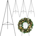 Soaoo Christmas Wreath Stand - Metal Easel for Cemetery Grave Flowers | 30-Inch Holder
