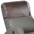 Xmntdo Recliner Headrest Protector,Non Slip Waterproof Headrest Cover,Leather Recliner Headrest Cover for Sofa,Furniture,Living Room,Office Chair 17x27 in(Chocolate Brown)