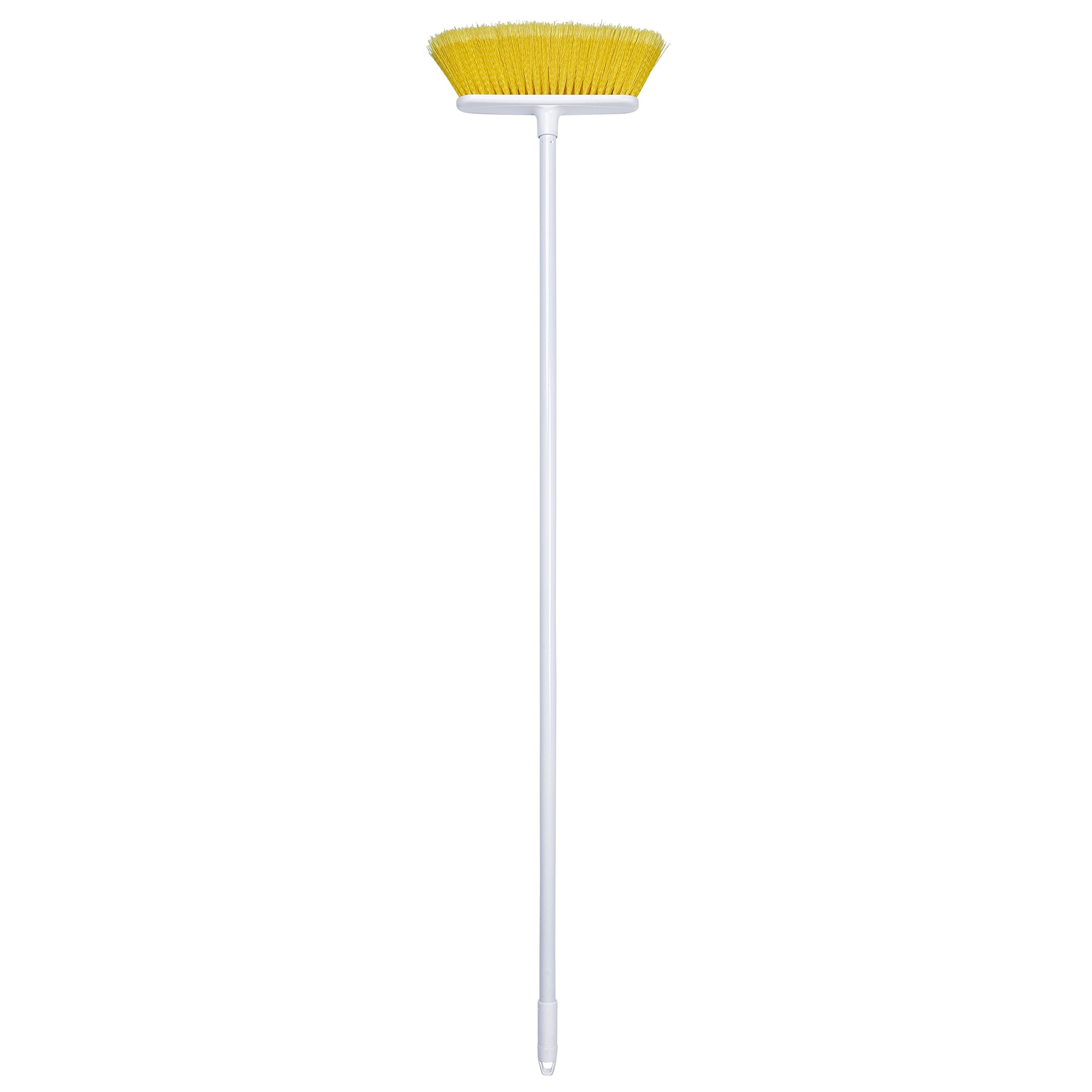 The Original Soft Sweep Magnetic Action Broom Assorted Colors with White Metal Handles (2 Brooms)