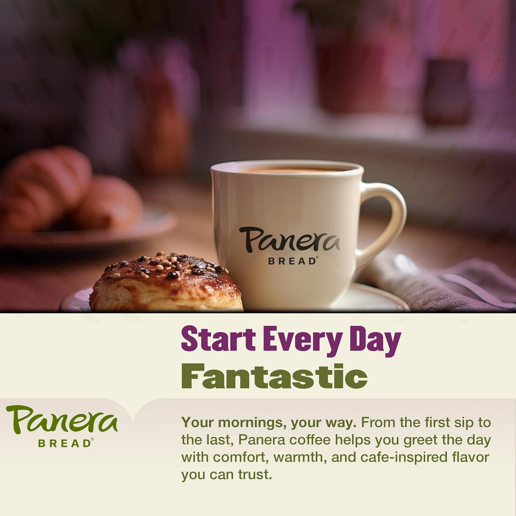 Panera Bread Hazelnut Crème Light Roast Coffee - Smooth Buttery Flavor, 100% Arabica, 60 Single Serve Pods (6 Packs of 10)