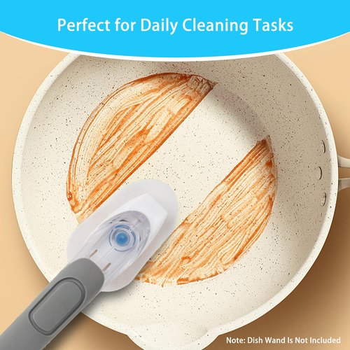 8 Packs Dish Wand Sponge Refills Compatible with Scrub Daddy - Replacement Heads, Dish Scrubber Brush for Cleaning Stuck-on Food, Sponge Replacement Heads for Kitchen Cleaning, (Only Refills)