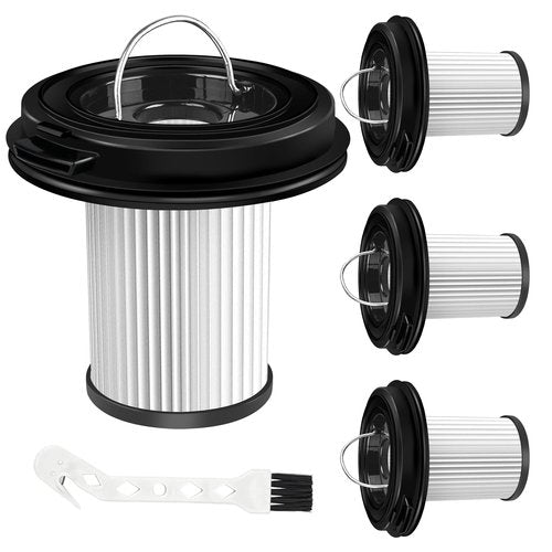4 Pack Vacuum Filter for Bissell CleanView XR Pet 300W/CleanView XR 200W Cordless Vacuum Filter Replacement 3789 3789U 3789X 3797 3797V 3797W Replace 1638010 with 1 Little Brush by APPLIANCEMATES