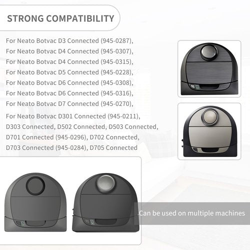 D5 Battery Replacement for Neato D7 D6 D5 D4 D3, D3 D3+ D301 D303 D4 D5 D5+ D502 D503 D6 D7 D701 D702 D703 D705 Vacuum Cleaners 205-0011 205-0013 205-0028 945-0225 945-0266 4INR19/65-214.4V 61WH