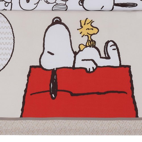 Bedtime Originals Snoopy Love 3-Piece Infant Baby Nursery Crib Bedding Set