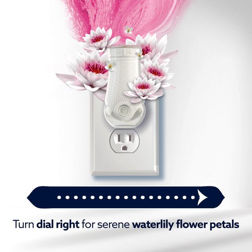 Glade PlugIns Refills with CustomScent Technology, Eucalyptus & Waterlily, 5 Refills