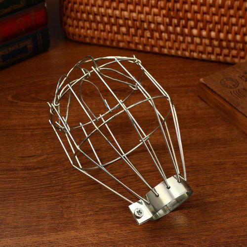 OSALADI Vintage Light Cage 6 Pack Metal Lamp Bulb Guards Hanging Pendant Shades for Home Bar Industrial Lighting Accessories 5.51X3.93X3.93 Inches
