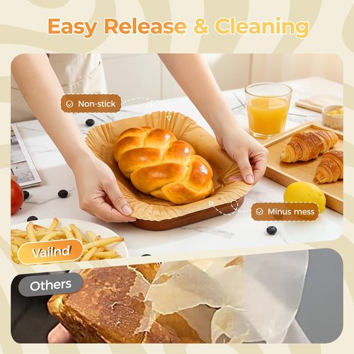 Loaf Pan Liners - 155 Pcs Non-Stick Disposable Parchment Paper for Easy Cleanup | 9x5 Inch for Sourdough, Cakes & Breads