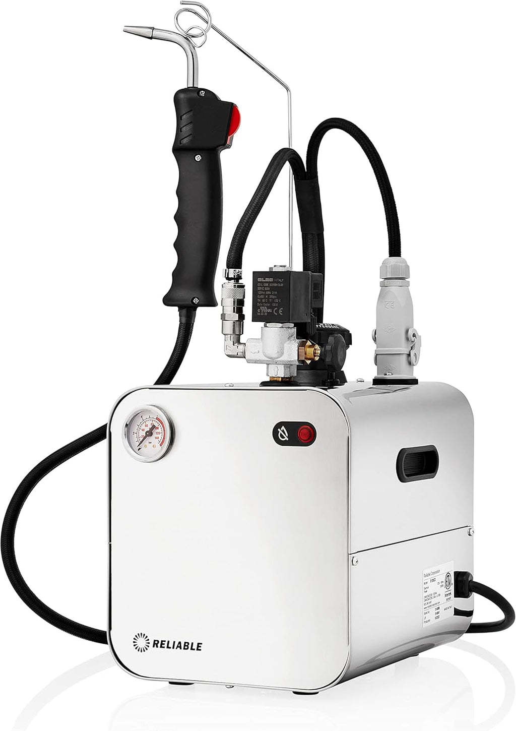 Reliable 5100CD Dental Steam Cleaner - 2.2L Stainless Steel Boiler, Eco Mode, 3.5 Bar Pressure