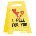 Cute Mini “I Fell for You” Sign – Valentines Day Funny Romantic Gift for Boyfriend, Girlfriend, Anniversary, Valentine’s Day, Christmas | Unique Love Gift for Him or Her | Proposal Decoration