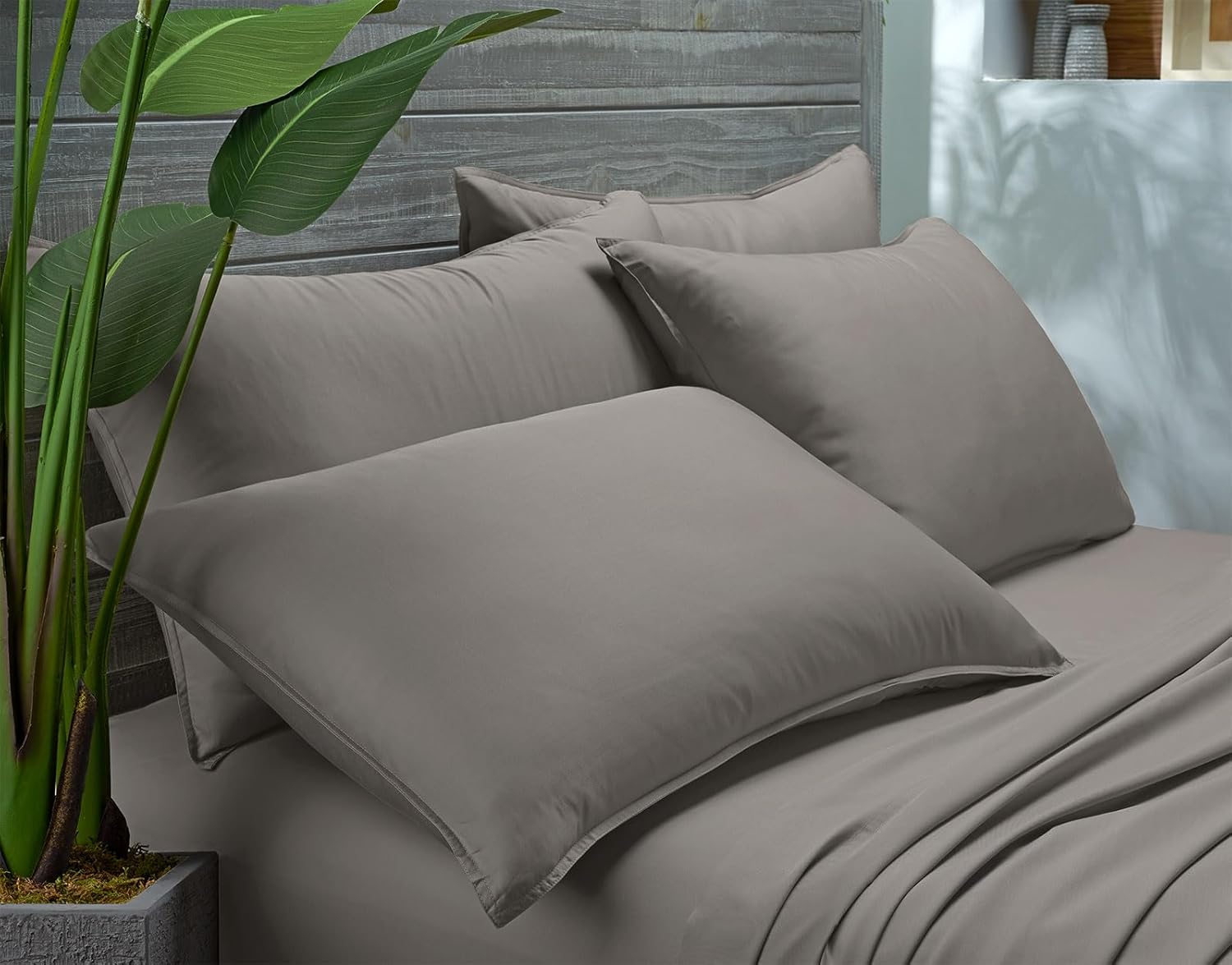 Pure Bamboo Twin XL Sheets - Luxuriously Soft & Cooling 100% Organic Viscose Bed Sheet Set | Graphite Color