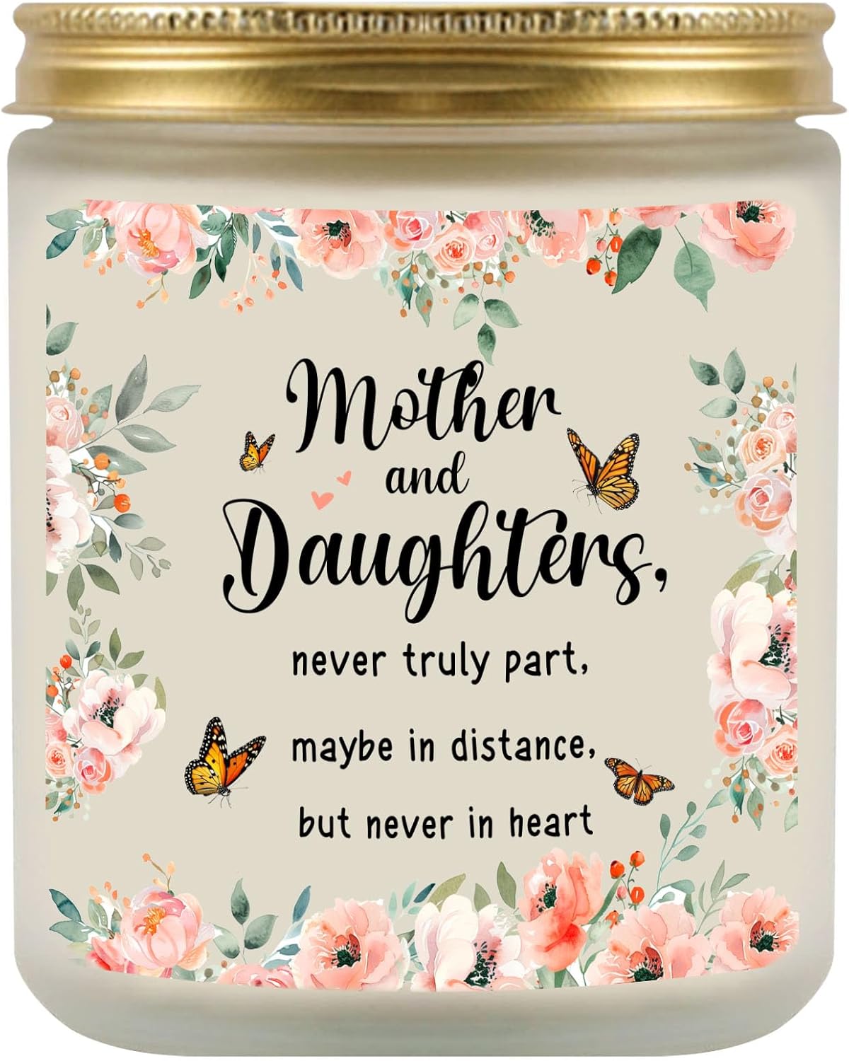 Regine Switzerland | Mom Gifts Candle - Heartfelt "Never Truly Apart" Message | Perfect for Daughters