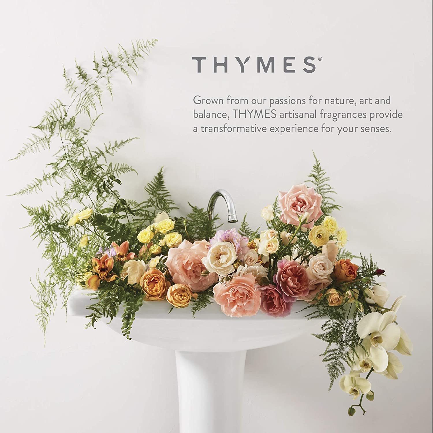 Thymes 3-Wick Candle with Lid - Eucalyptus - 13.5 Oz