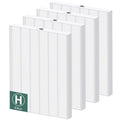 116130 Replacement Filter H Compatible with Winix 5500-2/ AM80 Air Purifi-ers, HEPA Filter for Dust Pollen Hair Pet Dander Smoke, 4 Pack(White)