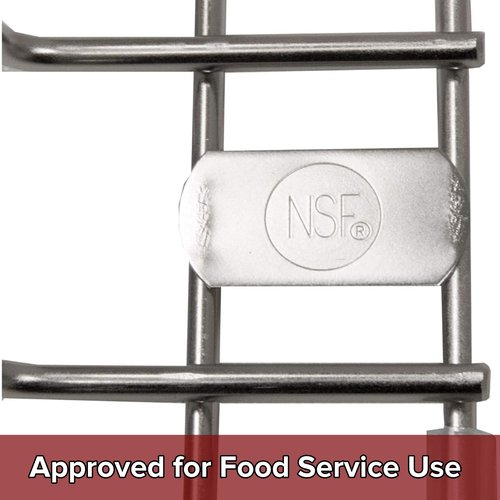 Thirteen Chefs Stainless Steel Cutting Board Rack - Ten 1" Slots fits Baking Sheets, Pans and Lids - Commercial Grade Organizer and NSF Stamped for Restaurants and Kitchens